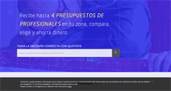 Desktop Screenshot of donpresupuesto.quotatis.es