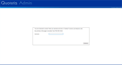 Desktop Screenshot of admin.quotatis.fr